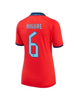 Ženski Nogometna dresi replika Anglija Harry Maguire #6 Gostujoči SP 2022 Kratek rokav